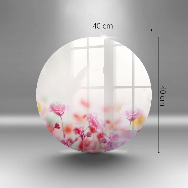 Chopping board glass Flower meadow