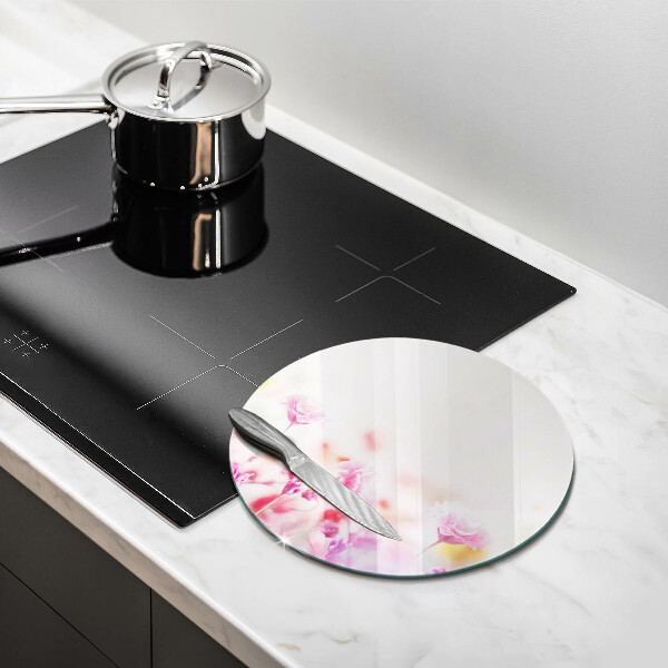 Chopping board glass Flower meadow