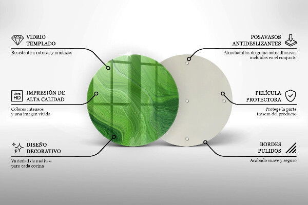 Chopping board glass Abstract texture