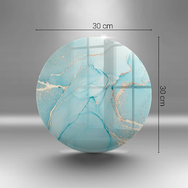 Chopping board glass Abstraction stone