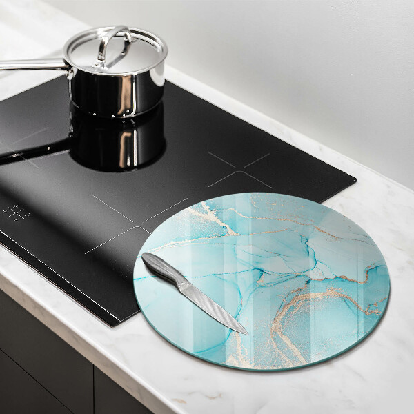 Chopping board glass Abstraction stone