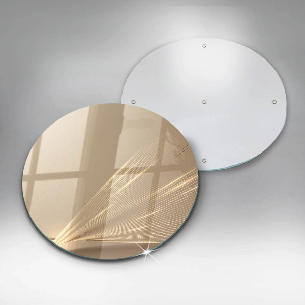 Chopping board glass Modern abstraction