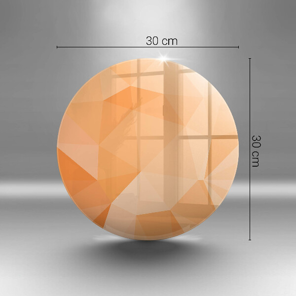 Chopping board glass Geomeric background