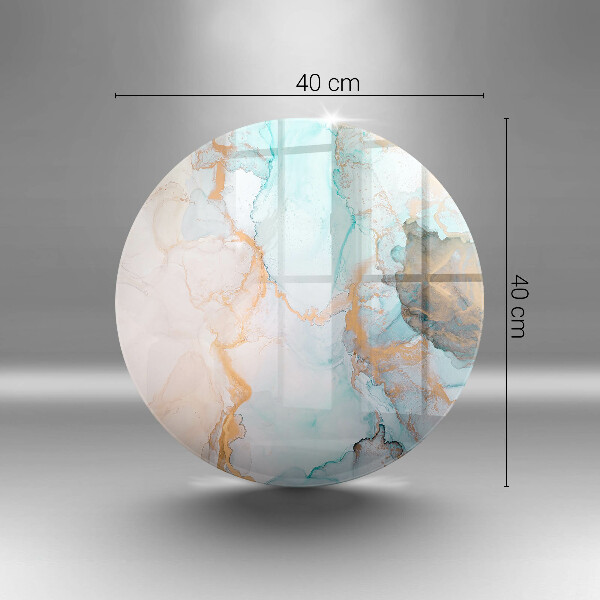 Chopping board glass Marble abstraction