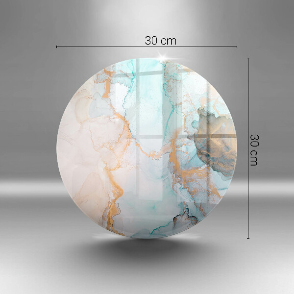 Chopping board glass Marble abstraction