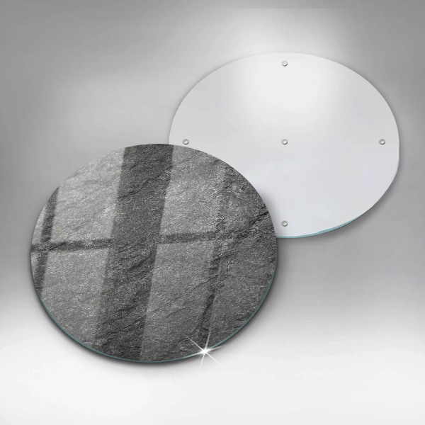 Chopping board glass Stone texture