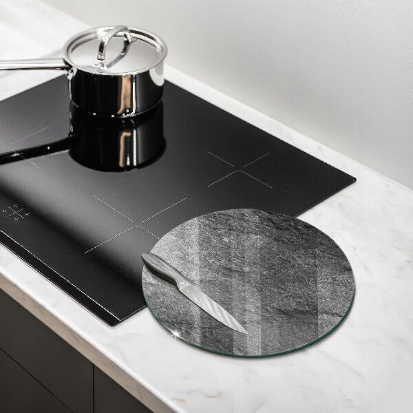 Chopping board glass Stone texture
