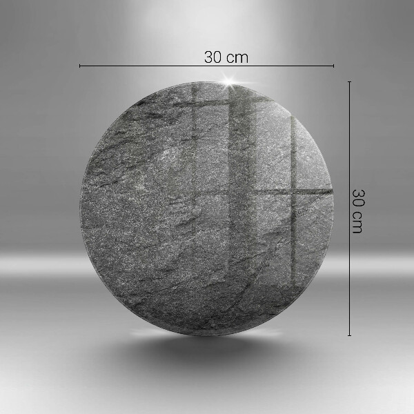 Chopping board glass Stone texture