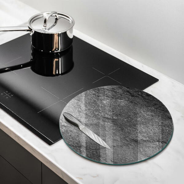 Chopping board glass Stone texture