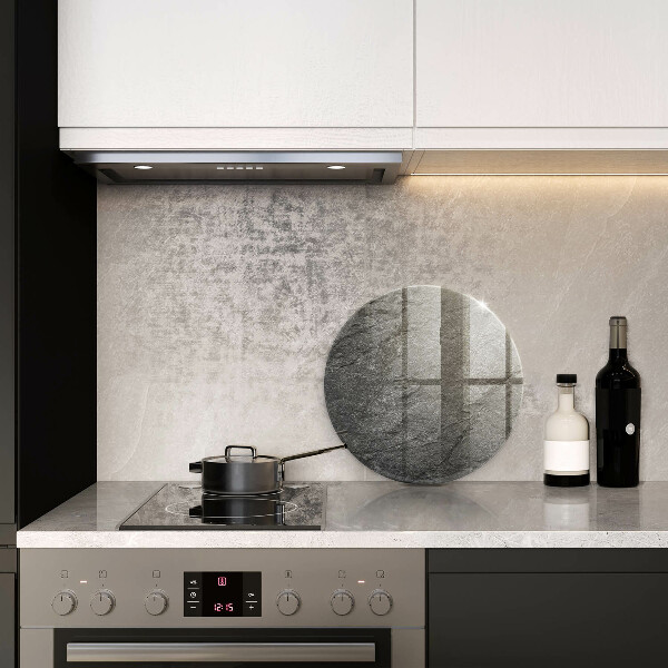 Chopping board glass Stone texture