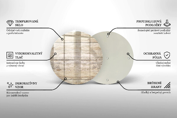 Chopping board glass Wooden planks