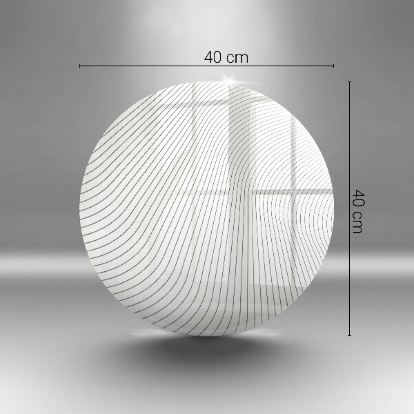 Chopping board glass Modern Line pattern