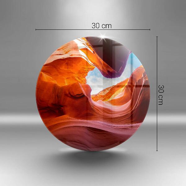 Chopping board glass Kanion rocks landscape