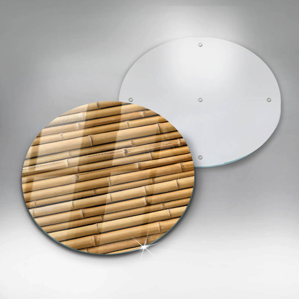 Chopping board glass Nature boho bamboo