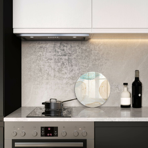 Chopping board Boho, spots and gold