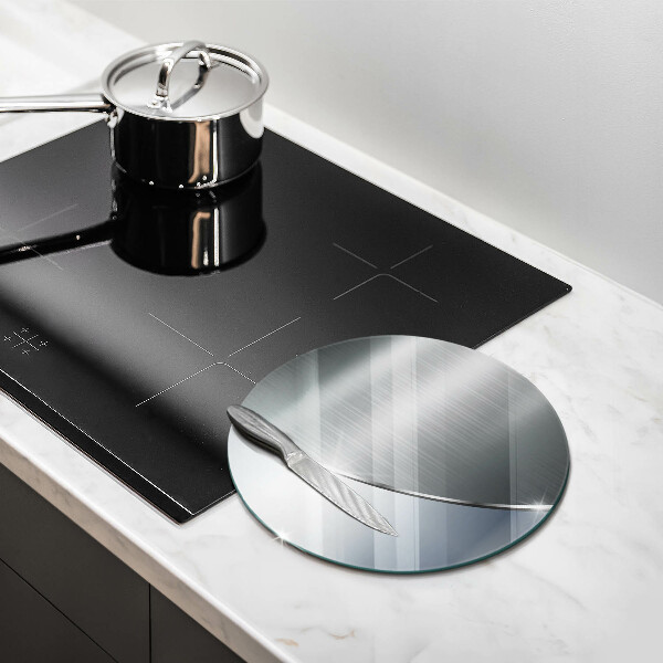 Chopping board glass Pattern metal abstraction