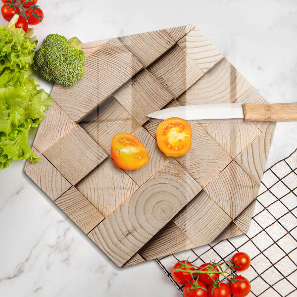 Chopping board Wooden squares
