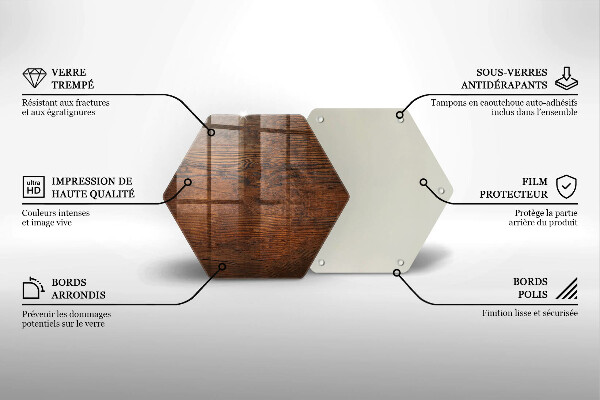 Chopping board Dark wood board