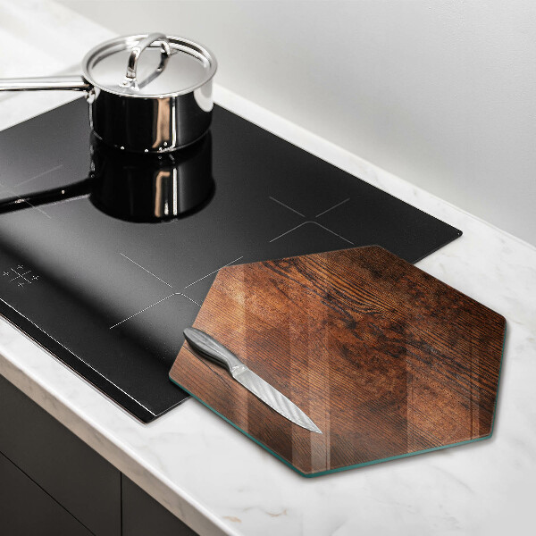 Chopping board Dark wood board