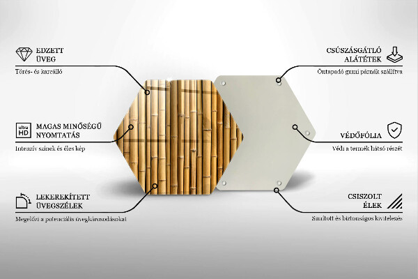 Chopping board Nature boho bamboo