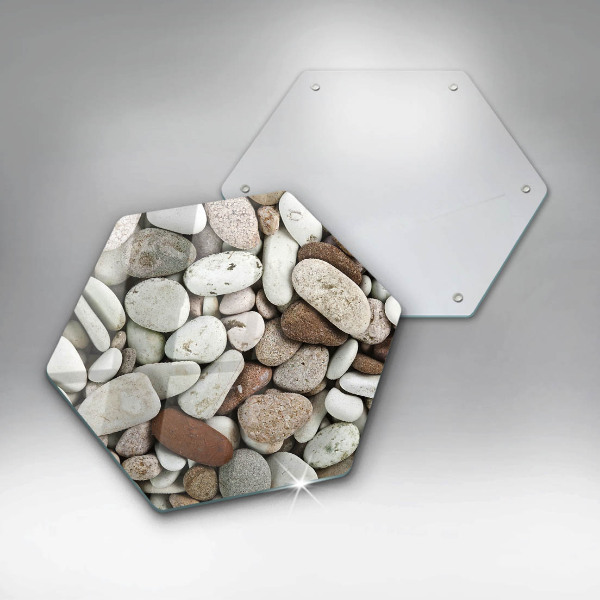 Chopping board Background small stones