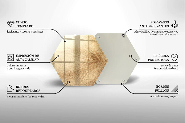 Glass worktop saver Beach sand and holidays