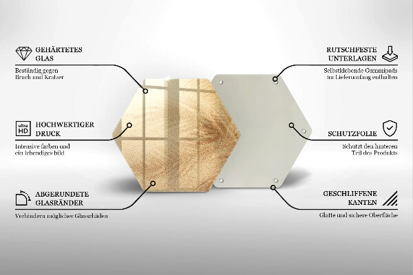 Glass worktop saver Beach sand and holidays