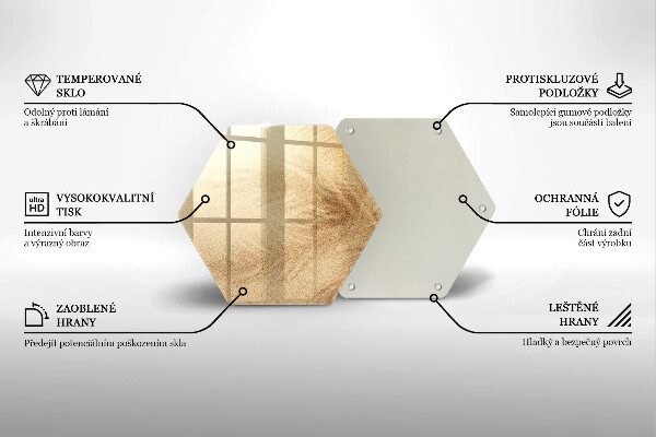 Glass worktop saver Beach sand and holidays