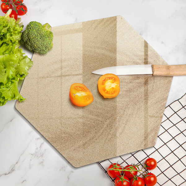 Glass worktop saver Beach sand and holidays