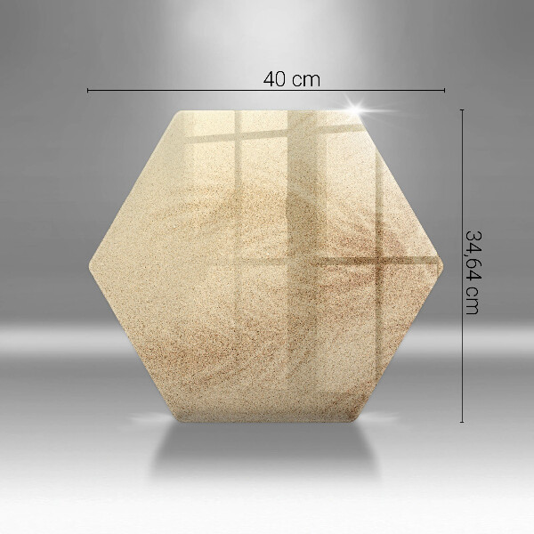 Glass worktop saver Beach sand and holidays