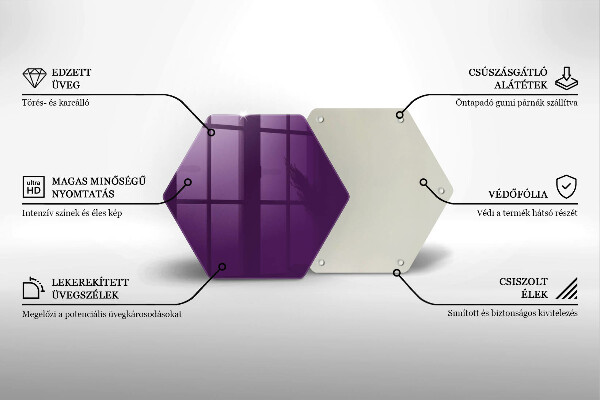 Chopping board Violet colour