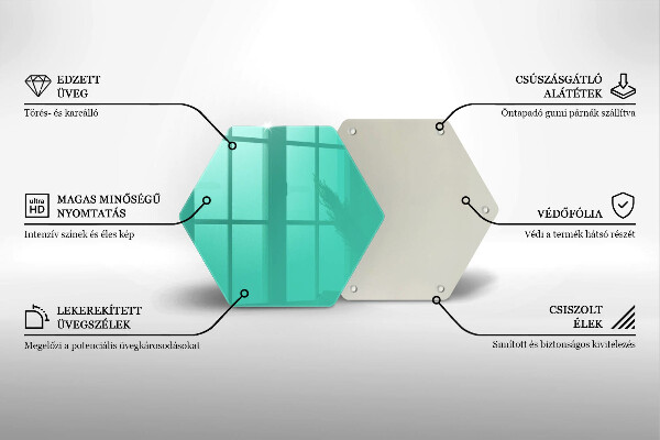 Chopping board Green color