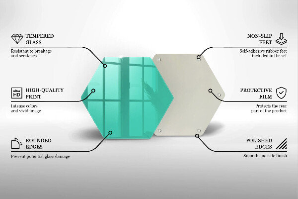 Chopping board Green color