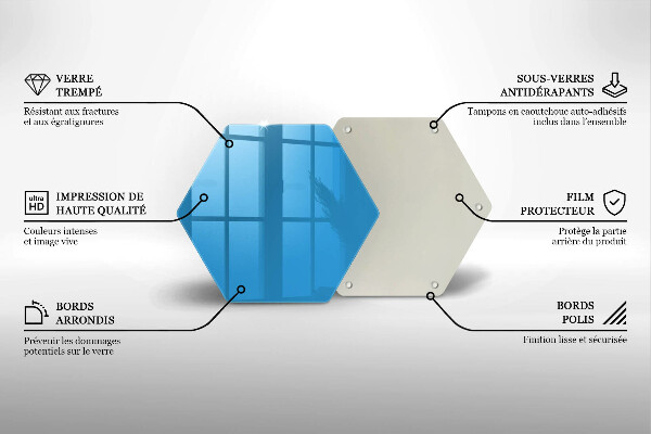 Chopping board Blue color