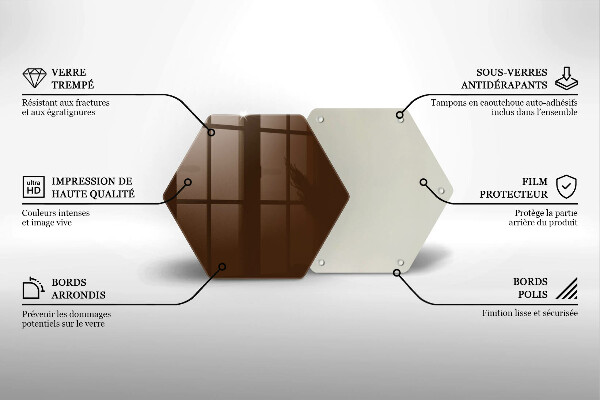 Chopping board Brown color