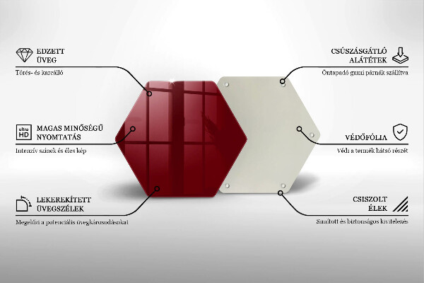 Chopping board Burgundy