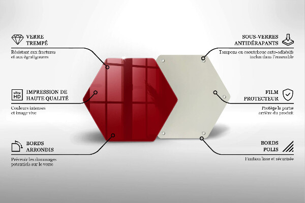 Chopping board Red colour