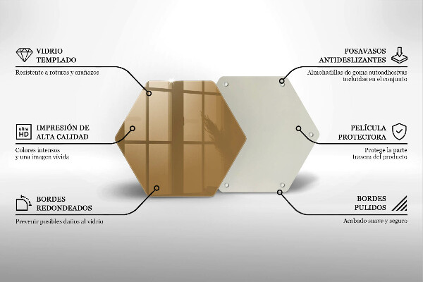 Chopping board Beige colour