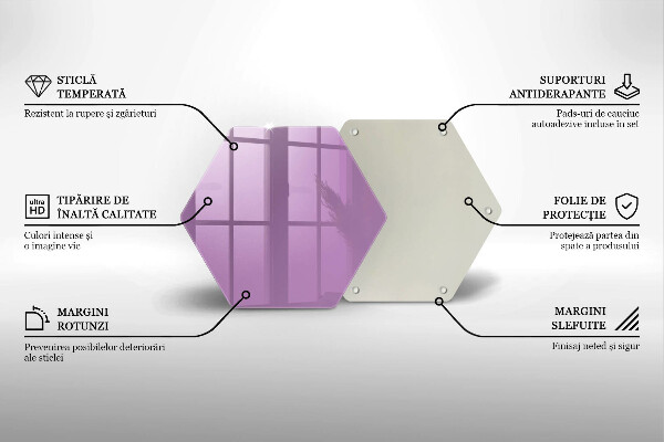 Chopping board Violet colour