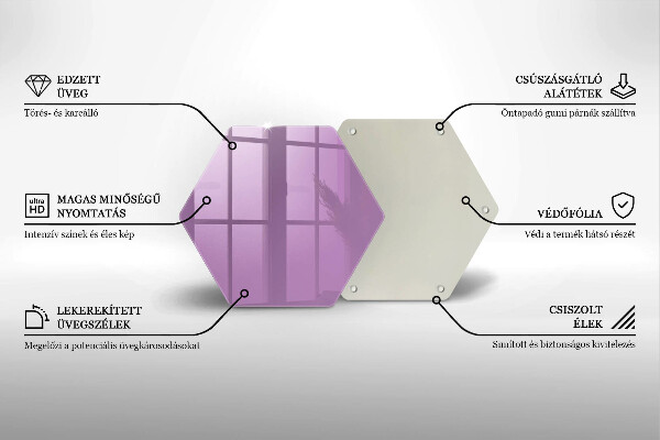 Chopping board Violet colour