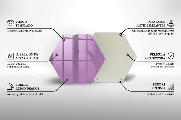 Chopping board Violet colour