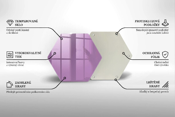 Chopping board Violet colour