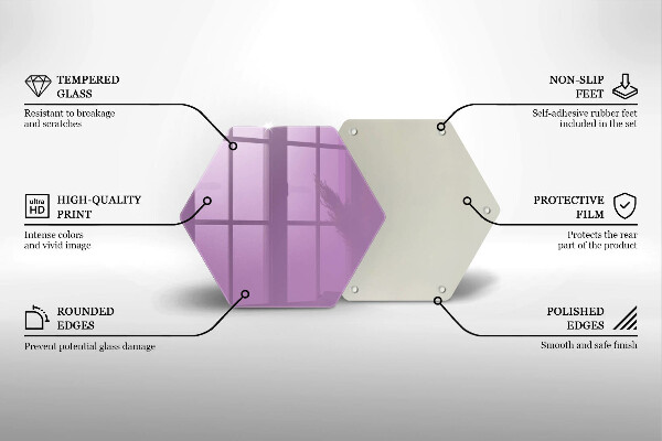 Chopping board Violet colour