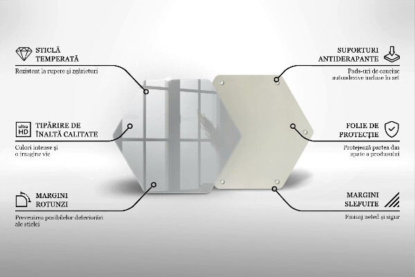 Chopping board Grey colour