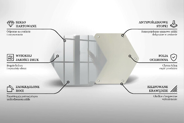 Chopping board Grey colour