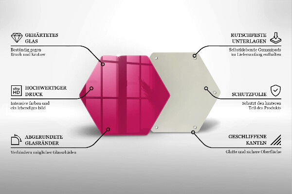 Chopping board Pink color