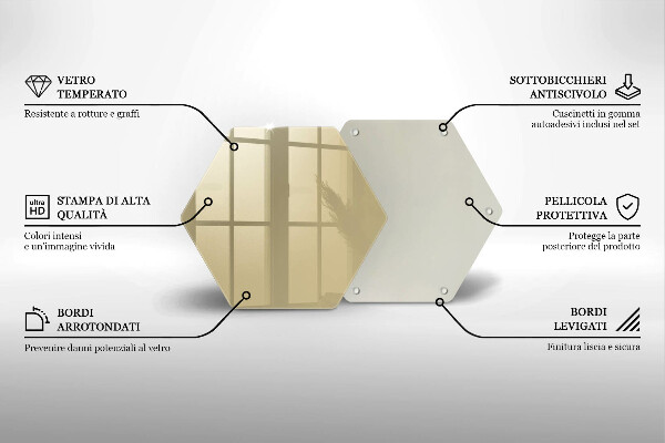 Chopping board Beige colour