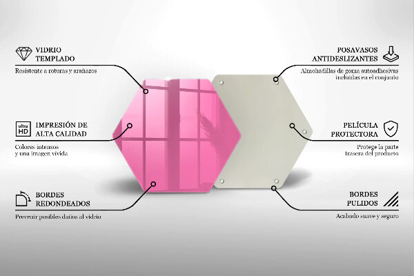 Chopping board Pink color