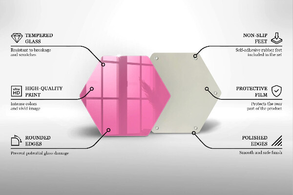 Chopping board Pink color