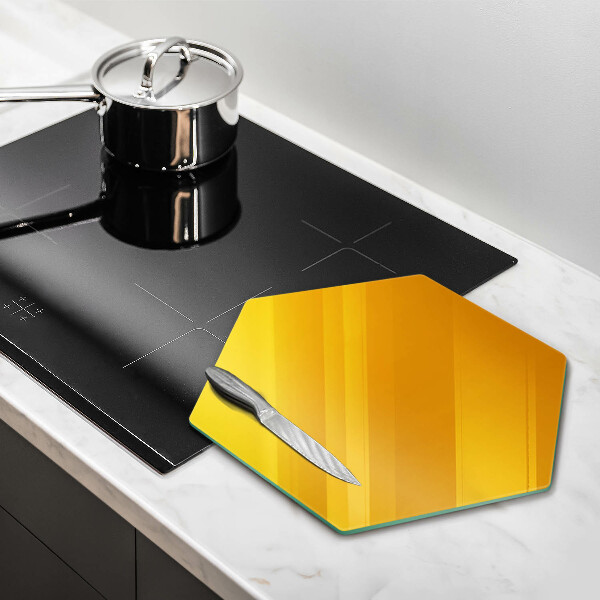 Chopping board Dark yellow color